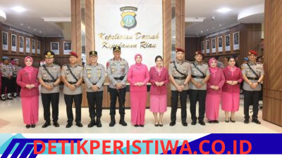 Kapolda Kepri Pimpin Sertijab Sejumlah Pejabat Utama Polda Kepri 