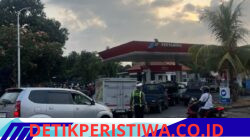 Tingkatkan Keamanan dan Kelancaran Pendistribusian BBM, Sat Lantas Polres Karangasem Atensi Arus Lalin di Kawasan Pertamina Subagan