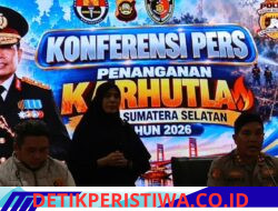 Polda Sumsel Tangani 17 Laporan Karhutla Kluster Korporasi,Area Konsesi 620,62 Hektare Disegel