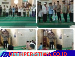 Polsek Cempaka Polres Oku Timur Giat Melaksanakan Jum’at Keliling Sekaligus Menyampaikan Himbauan Tentang Karhutla