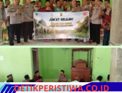 Giat Jum’ at Keliling Polsek Buay Madang Timur, di Masjid Darul Falah Desa Kedung Rejo