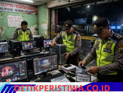 Polres Kuansing Gerebek Lokasi Diduga Judi Online, Lima Orang Diamankan
