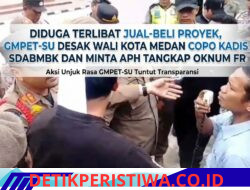 Diduga Terlibat Jual-Beli Proyek & Fee 10%, GMPET-SU Desak Wali Kota Medan Copot Kadis SDABMBK dan Minta APH Tangkap Oknum FR
