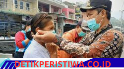 Dampak Kabut Asap Memb some, Puskesmas Pahae Julu bersama Puspika Bagikan Masker Gratis di Hari Pekan