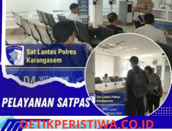 Polwan Satpas Polres Karangasem Berikan Edukasi Tertib Berlalulintas, kepada Pemohon SIM 
