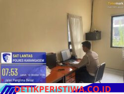 Melalui Inovasi Samsat Drive Thru, Sat Lantas Polres Karangasem Percepat dan Permudah Masyarakat Bayar Pajak Kendaraan 