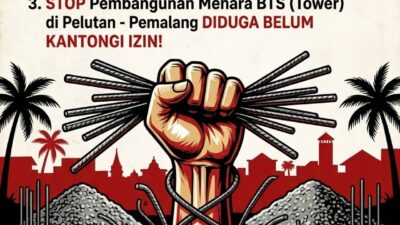 Pernyataan Sikap Forum Gerakan Pemuda Pemalang Raya Akan Gelar Aksi Besar Besaran Terkait Pembamgunan Tower Ilegal Di Pelutan