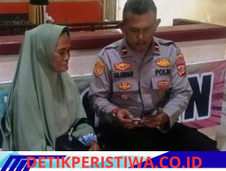 Polsek Peureulak Barat Bantu Warga Daftar Bantuan Sosial Pemerintah