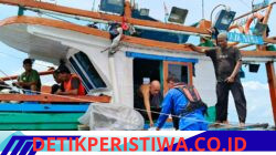 Patroli Perairan, Satpolairud Polres Aceh Timur Cek Kesiapan Kapal Nelayan 