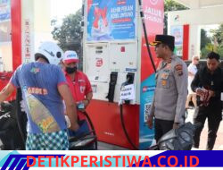 Kapolres Karangasem Cek Penerapan Ganjil Genap Pembelian BBM, di Sejumlah SPBU Amlapura