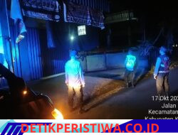 Ciptakan Situasi Kondusif pada Dini Hari, Polsek Bebandem Gelar Blue Light Patrol di Jalur Rawan dan Obyek Vital