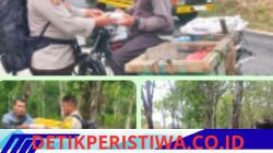 Kegiatan Sedekah Dan Berbagi Personil Polsek MDS I Polres Oku Timur
