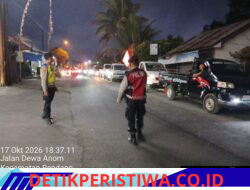 Cegah Gangguan Kamtibmas,  Personil Piket Fungsi Polsek Rendang Intensifkan Patroli Dialogis 