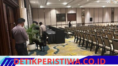 Pastikan Lokasi Kegiatan Ops Gapura Agung V-2026 Steril dan Aman, Detasemen Gegana Satbrimob Polda Bali dan Unit K9 Sterilisasi Lokasi BICC Nusa Dua