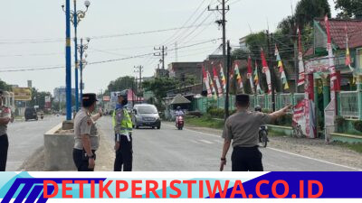 Kapolres Bireuen Turun ke Jalan, Atur Lalu Lintas Umbau Pengendara Tertib Utamakan Keselamatan