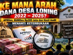 Ke Mana Arah Dana Desa Loning 2022–2025? APBDes, BUMDes Rp285 Juta dan Hasil Audit Menanti Keterbukaan