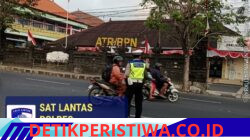 Utamakan Keselamatan Pengguna Jalan, Personel Sat Lantas Polres Karangasem Intensifkan Gatur Lalin di Simpang 3 Pesagi
