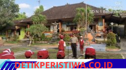 Jadi Pembina Upacara Bendera, Kapolsek Bebandem Ingatkan Bahaya Medsos kepada Siswa-siswi SDN 1 Bebandem