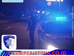 Tekan Angka Lakalantas, Unit Turjagwali Satlantas Polres Karangasem Intensifkan Patroli Barcode dan Blue Light Patrol 
