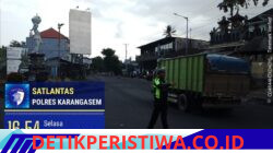 Pastikan Kelancaran Arus Lalulintas, Unit Turjawali Sat Lantas Rutin Lakukan Gatur Lalin di Pos 3 Patung Salak Jasri