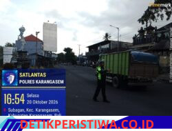 Pastikan Kelancaran Arus Lalulintas, Unit Turjawali Sat Lantas Rutin Lakukan Gatur Lalin di Pos 3 Patung Salak Jasri