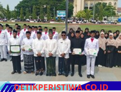 Ribuan Santri Meriahkan Peringatan Hari Santri Nasional Ke-XII Di Lhokseumawe