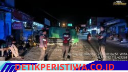 Cegah Gangguan Kamtibmas pada Malam Hari, Polsek Rendang Intensifkan Giat Blue Light Patrol 