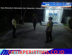 Cegah Gangguan Kamtibmas pada Malam Hari, Polsek Bebandem Gelar KRYD Patroli Barcode Sasar Sejumlah Obyek Vital 