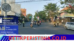 Pastikan Kelancaran Arus Lalulintas, Personel Sat Lantas Polres Karangasem Intensifkan Gatur Lalin di Simpang 3 Pesagi