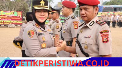 Polres Ogan Ilir Gelar Sertijab Kasat Resnarkoba dan Kapolsek Pemulutan, Kapolres Tekankan Profesionalisme Dalam Bertugas