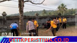Wujudkan Program Green Police, Personel Polsek Bebandem Gelar Aksi Bersih-Bersih di Telaga Tista Gandeng Warga Hijaukan Sumber Mata Air dan Destinasi Wisata