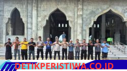 Kapolsek Peudawa Pimpin Green Policing di Masjid Darul Falah