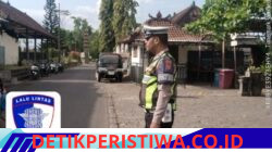 Berikan Rasa Aman dan Nyaman kepada Pengunjung, Sat Lantas Polres Karangasem Berikan Pengamanan di Obyek Wisata Taman Sukasada Ujung
