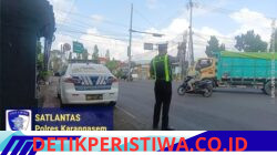Ciptakan Kelancaran Arus Lalu Lintas, Personil Sat Lantas Polres Karangasem Rutin Lakukan  Gatur Lalin di Ktl 2 Simpang 3 Kodim 