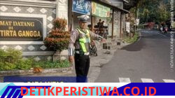 Pastikan Kawasan Wisata Kondusif, Sat Lantas Berikan Pengamanan di Obyek Wisata Tirtagangga