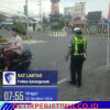 Jaga Ketertiban dan Kelancaran Arus Lalulintas, Personil Sat Lantas Polres Karangasem Lakukan Gatur Pagi Simpang 4 Subagan