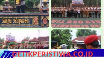 Kapolres Oku Timur Pimpin Langsung Apel Gelar Pasukan OPS Musi Tahun 2026