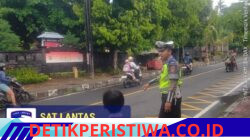 Utamakan Keselamatan Kalangan Pelajar, Personil Lantas Bantu Sebrangan Siswa-siswi SDN 1 Subagan