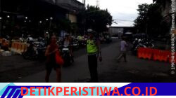 Pastikan Kelancaran Arus Lalulintas, Sat Lantas Lakukan Gatur Lalin dan Penling di Kawasan Pasar Amlapura
