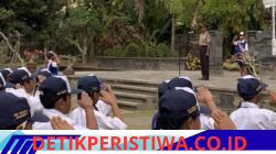 Melalui Program Police Go To School, Waka Polsek Bebandem Berikan Pesan Kamtibmas dan Sosialisasikan SMA Kemala Taruna Bhayangkara kepada Siswa-siswi  SMPN 2 Bebandem