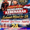Seperempat Abad Mengawal Kebenaran, Ketum POSE RI Ucapkan Selamat Milad ke-24 untuk PI NEWS, Tribun Tipikor, dan Arbiter