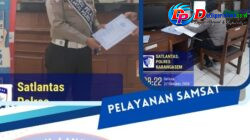 Permudah Layanan Samsat, Polres Karangasem Sosialisasikan Aplikasi Signal Samsat kepada Masyarakat