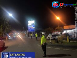 Utamakan Keselamatan Pengguna Jalan, Satlantas Polres Karangasem Intensifkan Blue Light Patrol Tegakkan Kedisiplinan dalam Berlalulintas
