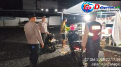 Jaga Situasi Kamtibmas dan Cegah Potensi Tindak Kriminalitas, Polsek Bebandem Intensifkan Giat Blue Light Patrol di Wilayah Hukumnya