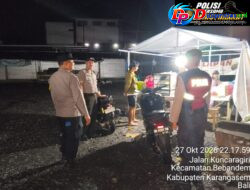 Jaga Situasi Kamtibmas dan Cegah Potensi Tindak Kriminalitas, Polsek Bebandem Intensifkan Giat Blue Light Patrol di Wilayah Hukumnya