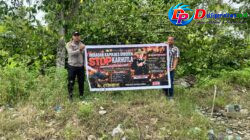 Cegah Kebakaran Hutan dan Lahan, Polsek Samalanga Gencarkan Patroli dan Sosialisasi kepada masyarakat