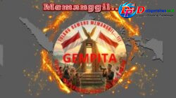 Ketua GEMPITA Andika Mengetuk Keras Kezaliman Pam Swakarsa PT ILP Robohkan Gubuk Warga Meski Dihalangi Ibu Gendong Balita