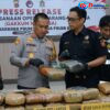Polres Langsa Ungkap 10 Kasus Narkoba, 39,9 Kg Ganja Disita! 14 Pria Diamankan