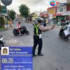 Berbekal Rasa Tanggungjawab Anggota Lantas Polres Karangasem Lakukan Gatur Pagi, di Simpang Tiga BTN Taman Asri Karangasem