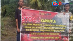Polsek Banyuasin II Sosialisasikan Pencegahan Karhutla di Desa Muara Sungsang
